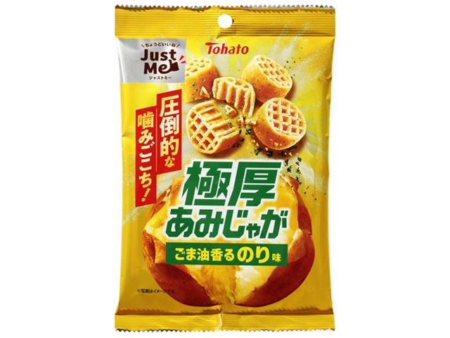 東ハト 極厚あみじゃが ごま油香るのり味４５ｇ 【新商品 3/30 発売】 △ 【購入入数２４個】