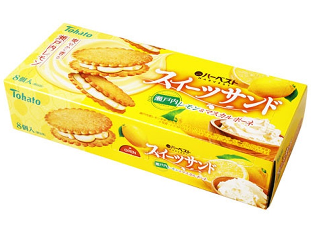 東ハト スイーツサンド レモン＆マスカット８個 【新商品 4/6 発売】 □お取り寄せ品 【購入入数３６個】