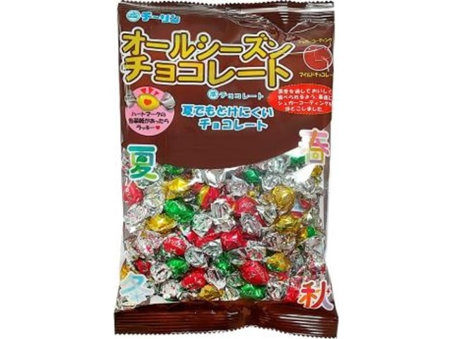チーリン製菓 オールシーズンチョコ１００ｇ □お取り寄せ品 【購入入数２４個】