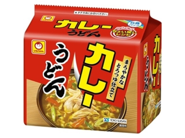 マルちゃん（袋５食）カレーうどん甘口 【今月の特売 麺類】 △ 【購入入数６個】