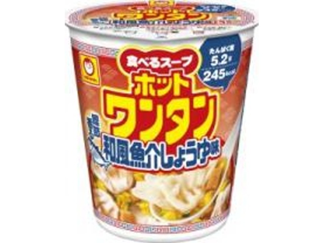 マルちゃん ホットワンタン和風魚介醤油 △ 【購入入数１２個】