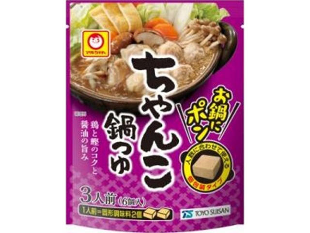 マルちゃん お鍋にポン ちゃんこ鍋つゆ６個 □お取り寄せ品 【購入入数１０個】