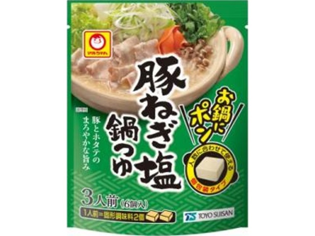 マルちゃん 豚ねぎ塩鍋つゆ ３人前６個入  【購入入数１０個】