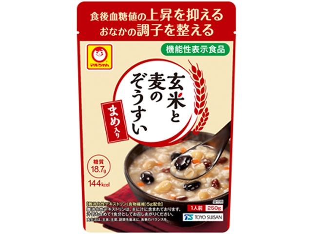 マルちゃん 玄米と麦のぞうすい豆入り２５０ｇ □お取り寄せ品 【購入入数２０個】