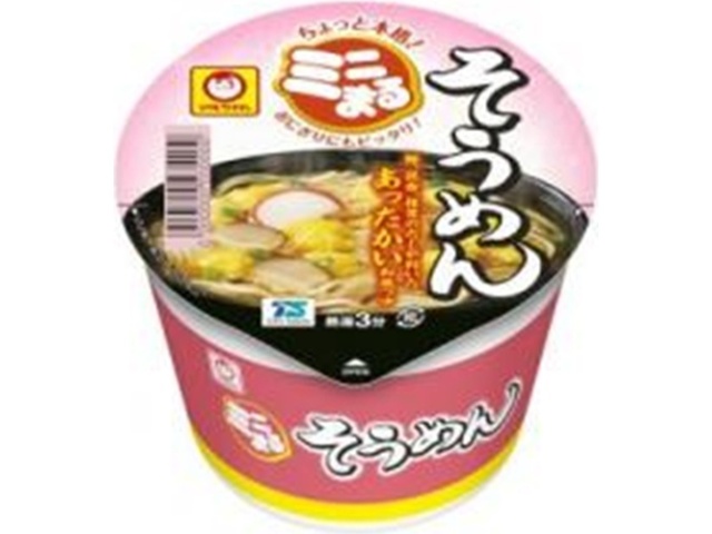 マルちゃん ミニまる そうめん △ 【購入入数１２個】