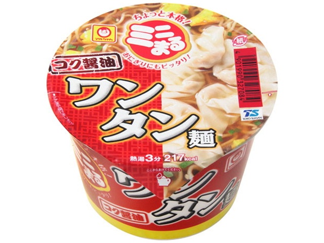マルちゃん ミニまる コク醤油ワンタン麺 △ 【購入入数１２個】
