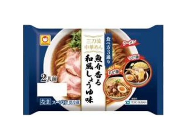 マルちゃん 三刀流魚介香る和風しょうゆ味２人前 □お取り寄せ品 【購入入数６個】