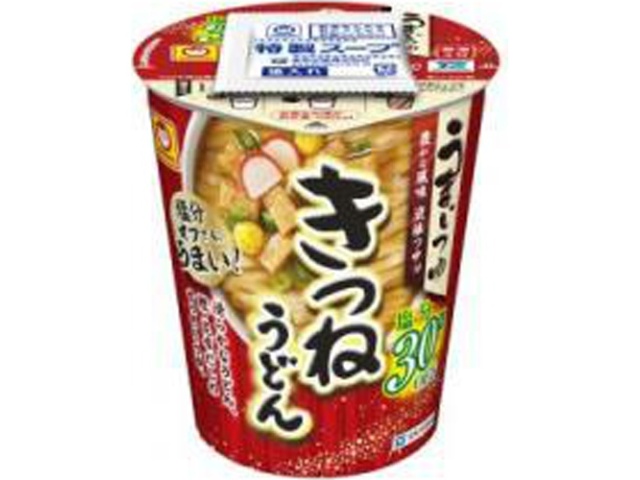 マルちゃん うまいつゆ 塩分オフきつねうどん □お取り寄せ品 【購入入数１２個】