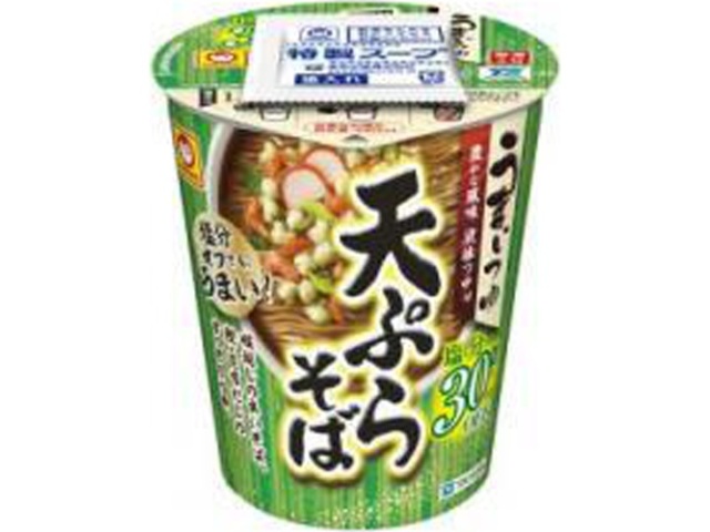 マルちゃん うまいつゆ 塩分オフ天ぷらそば □お取り寄せ品 【購入入数１２個】