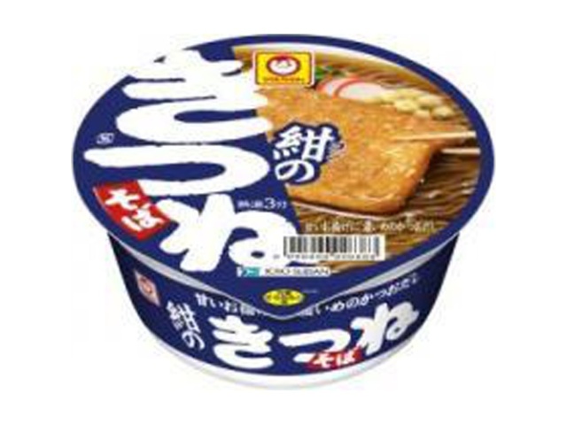 マルちゃん 紺のきつねそば 【今月の特売 麺類】 △ 【購入入数１２個】