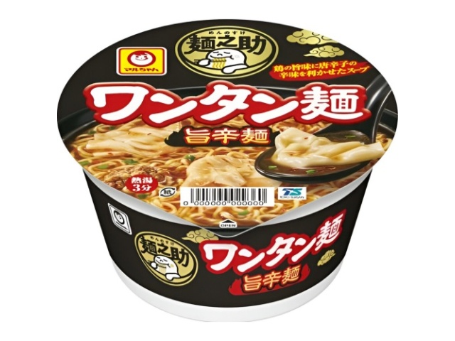 マルちゃん 麺之助 ワンタン麺旨辛麺 △ 【購入入数１２個】