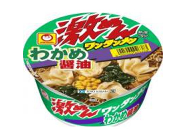 マルちゃん 激めんワンタンメンわかめ醤油 【今月の特売 麺類】 □お取り寄せ品 【購入入数１２個】