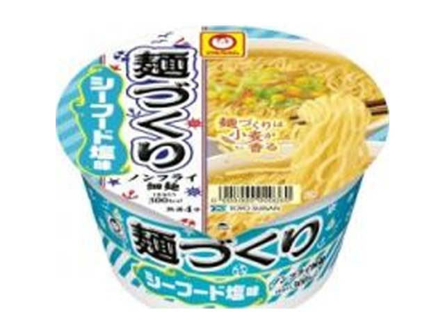 マルちゃん 麺づくり シーフード塩味 □お取り寄せ品 【購入入数１２個】