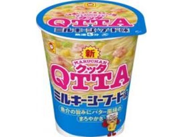 マルちゃん ＱＴＴＡミルキーシーフード 【今月の特売 麺類】 △ 【購入入数１２個】