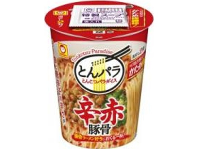 マルちゃん とんこつパラダイス辛赤豚骨 △ 【購入入数１２個】