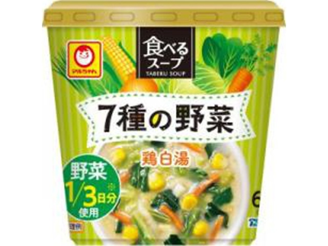 マルちゃん 食べるスープ ７種の野菜鶏白湯 △ 【購入入数６個】