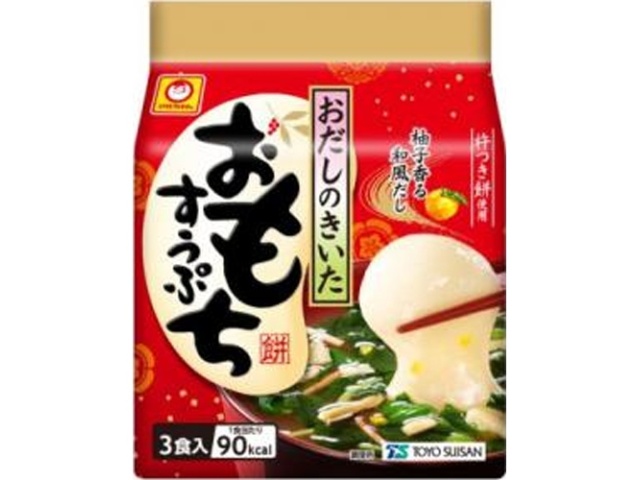 マルちゃん おだしのきいたおもちすうぷ ３食入 △ 【購入入数６個】