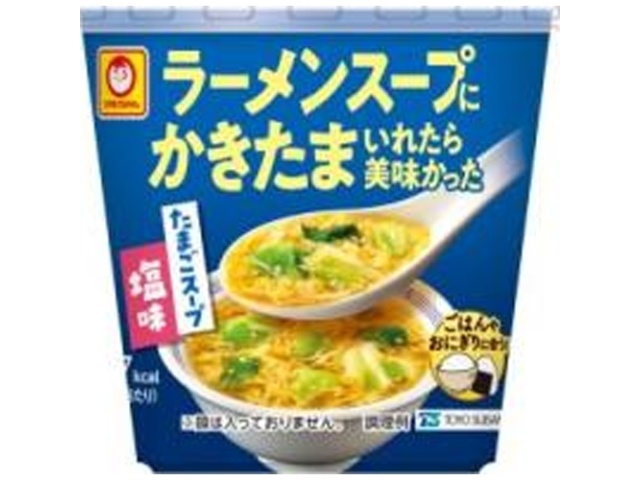 マルちゃん ラーメンスープにかきたま 塩味 □お取り寄せ品 【購入入数６個】