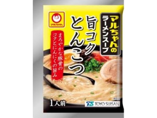マルちゃん ラーメンスープ旨コクとんこつ１食 □お取り寄せ品 【購入入数２０個】