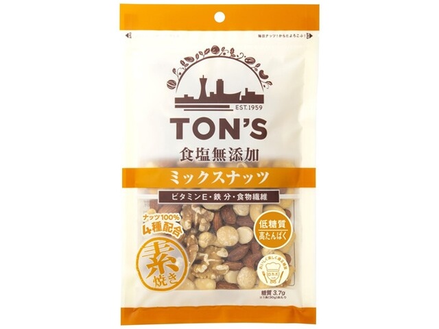 東洋ナッツ 食塩無添加ミックスナッツ １６０ｇ △ 【購入入数１０個】