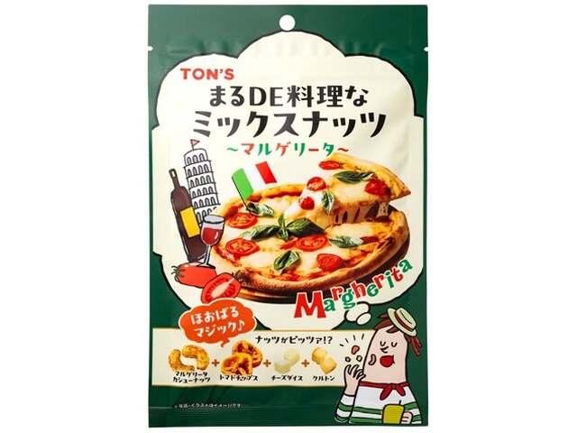 東洋ナッツまるＤＥ料理なミックスナッツマルゲリータ □お取り寄せ品 【購入入数１０個】