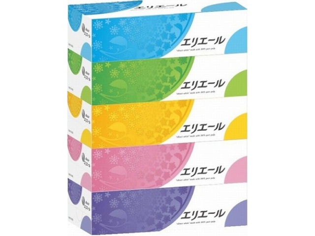 エリエール ティシュー １８０Ｗ５Ｐ △ 【購入入数１個】