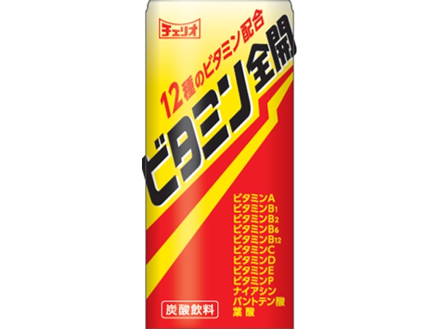 チェリオ ビタミン全開５００ｇ缶 【今月の特売 飲料水】 □お取り寄せ品 【購入入数２４個】