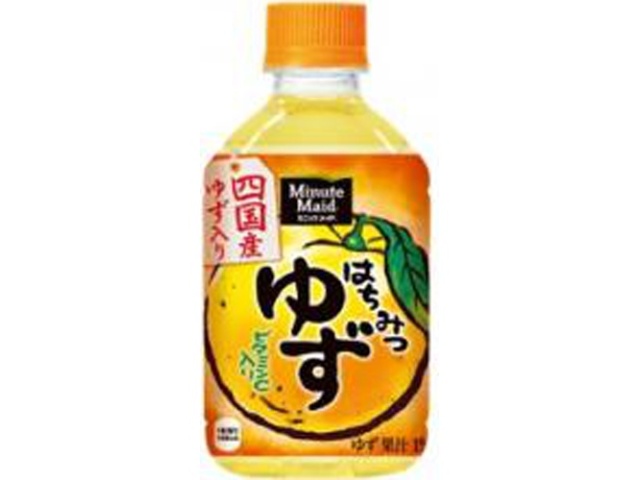 ミニッツメイドはちみつゆずＨＯＴ Ｐ２８０ｍｌ 【今月の特売 飲料水】 □お取り寄せ品 【購入入数２４個】