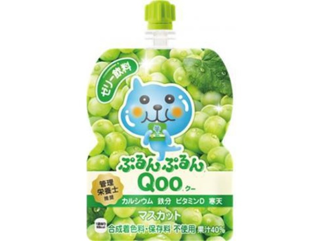 ぷるんぷるんＱｏｏ マスカット１２５ｇ 【今月の特売 飲料水】 □お取り寄せ品 【購入入数３０個】