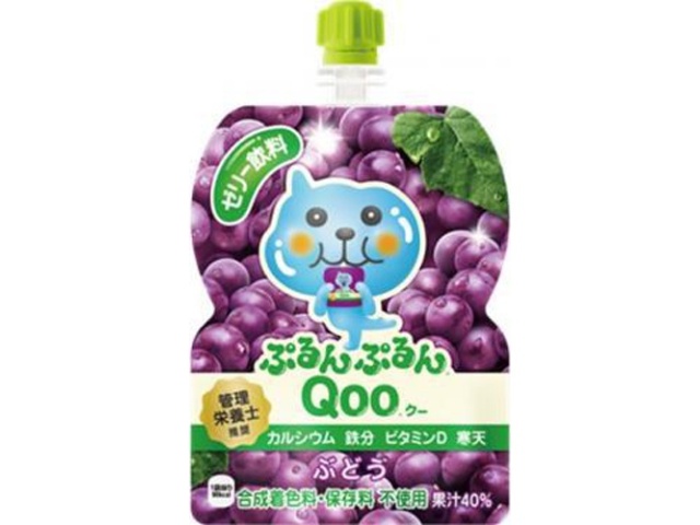 ぷるんぷるんＱｏｏ ぶどう１２５ｇ 【今月の特売 飲料水】 □お取り寄せ品 【購入入数６個】