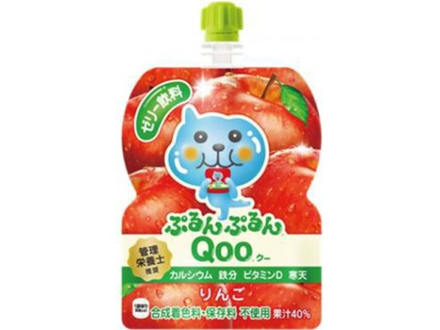 ぷるんぷるんＱｏｏ りんご１２５ｇ 【今月の特売 飲料水】 □お取り寄せ品 【購入入数６個】