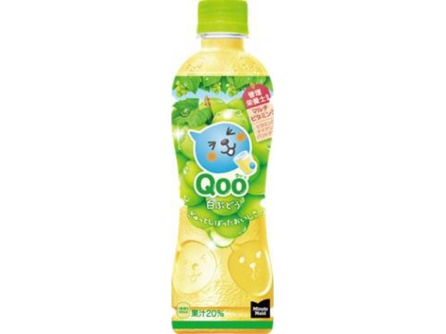 ミニッツメイド Ｑｏｏ 白ぶどうＰ４２５ｍｌ 【今月の特売 飲料水】 □お取り寄せ品 【購入入数２４個】