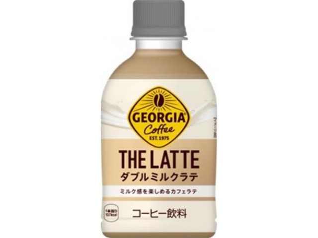 ジョージア ＴＨＥラテ ダブルミルクラテＰ２８０ 【今月の特売 飲料水】 △ 【購入入数２４個】
