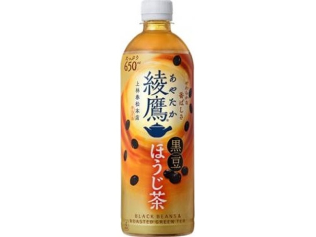 綾鷹 黒豆ほうじ茶 Ｐ６５０ｍｌ 【今月の特売 飲料水】 【購入入数２４個】
