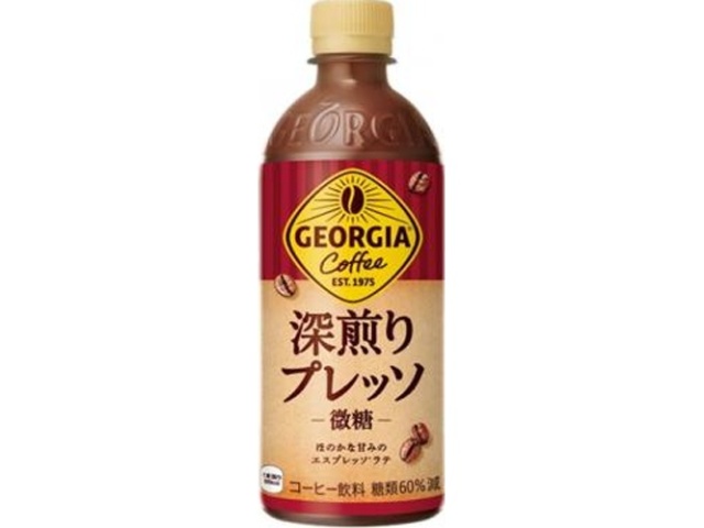ジョージア 深煎りプレッソ Ｐ５００ｍｌ 【今月の特売 飲料水】 △ 【購入入数２４個】
