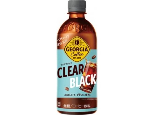 ジョージア クリアブラック Ｐ５００ｍｌ □お取り寄せ品 【購入入数２４個】