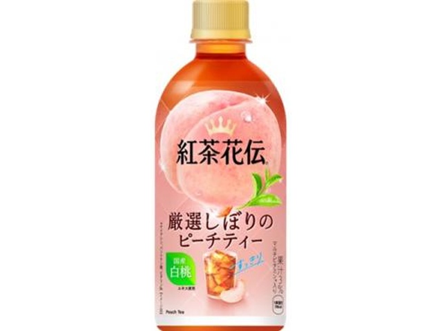 紅茶花伝 厳選しぼりのピーチティーＰ４４０ｍｌ 【新商品 3/9 発売】 【今月の特売 飲料水】 △ 【購入入数２４個】