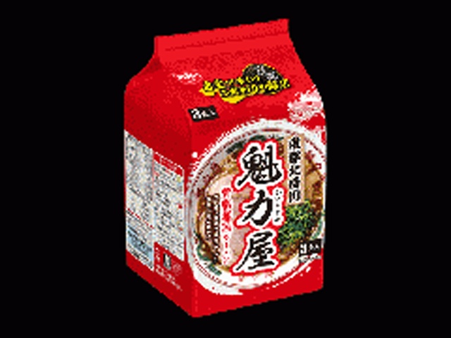 日清 魁力屋監修背脂醤油ラーメン３食パック 【新商品 4/6 発売】 □お取り寄せ品 【購入入数２７個】