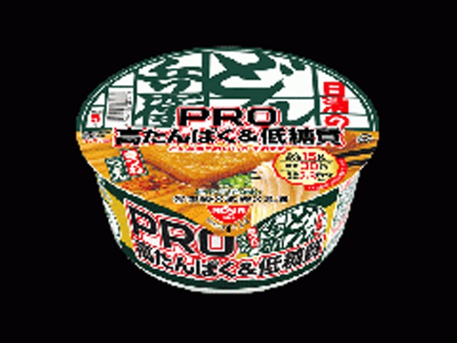 日清 どん兵衛ＰＲＯ高たんぱく＆低糖質きつねうどん  【購入入数１２個】