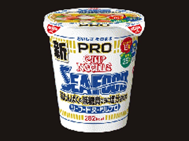 日清 カップヌードルＰＲＯ シーフード △ 【購入入数１２個】