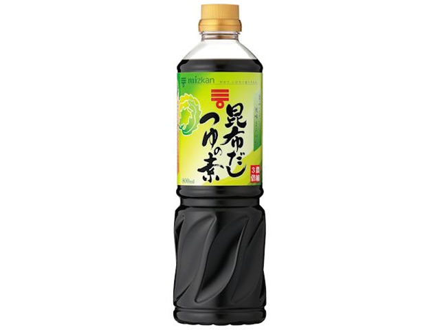 ミツカン 昆布だしの素３倍 ８００ｍｌ □お取り寄せ品 【購入入数１２個】
