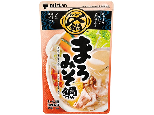 ミツカン まろみそ鍋つゆ ストレート７５０ｇ □お取り寄せ品 【購入入数１２個】