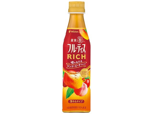 ミツカン フルーティスＲＩＣＨマンゴーピーチ３５０ □お取り寄せ品 【購入入数２４個】