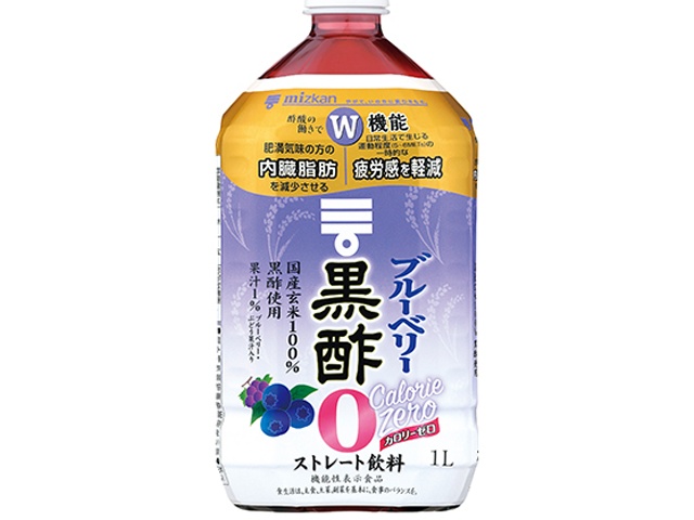 ミツカン ブルーベリー黒酢 カロリーゼロ１Ｌ □お取り寄せ品 【購入入数６個】