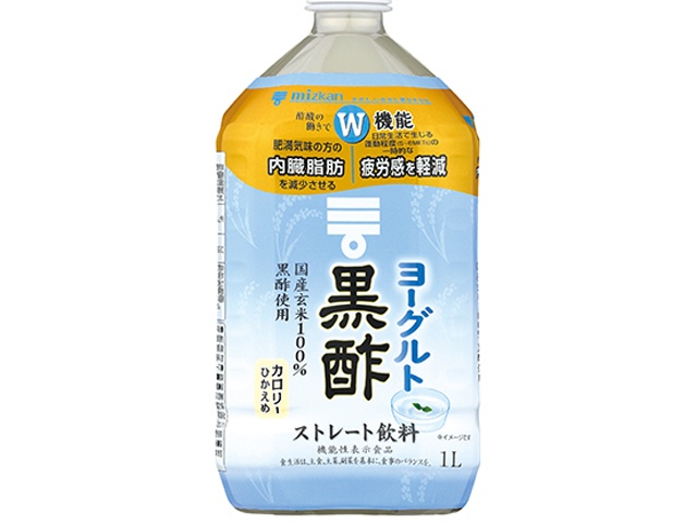 ミツカン ヨーグルト黒酢 ストレート１Ｌ □お取り寄せ品 【購入入数６個】
