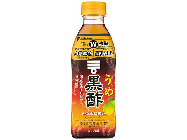 ミツカン うめ黒酢 ５００ｍｌ □お取り寄せ品 【購入入数６個】