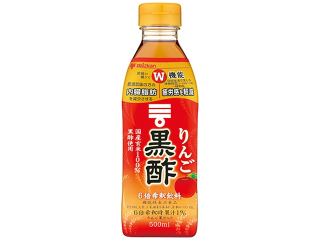 ミツカン りんご黒酢 ５００ｍｌ □お取り寄せ品 【購入入数６個】