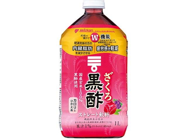 ミツカン ザクロ黒酢 ストレート１Ｌ □お取り寄せ品 【購入入数６個】