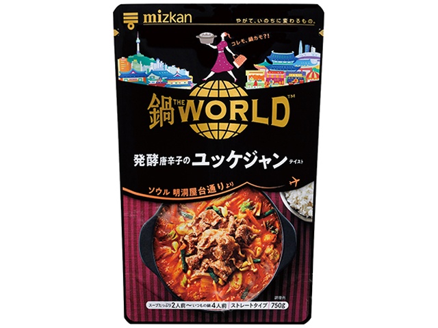 ミツカン 鍋ＴＨＥＷＯＲＬＤ ユッケジャン７５０ｇ □お取り寄せ品 【購入入数１２個】