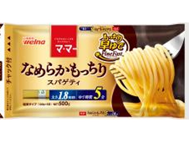 マ・マー なめらかもっちりスパ１．８ｍｍ５００ｇ 【新商品 3/1 発売】 【今月の特売 麺類】 □お取り寄せ品 【購入入数２０個】